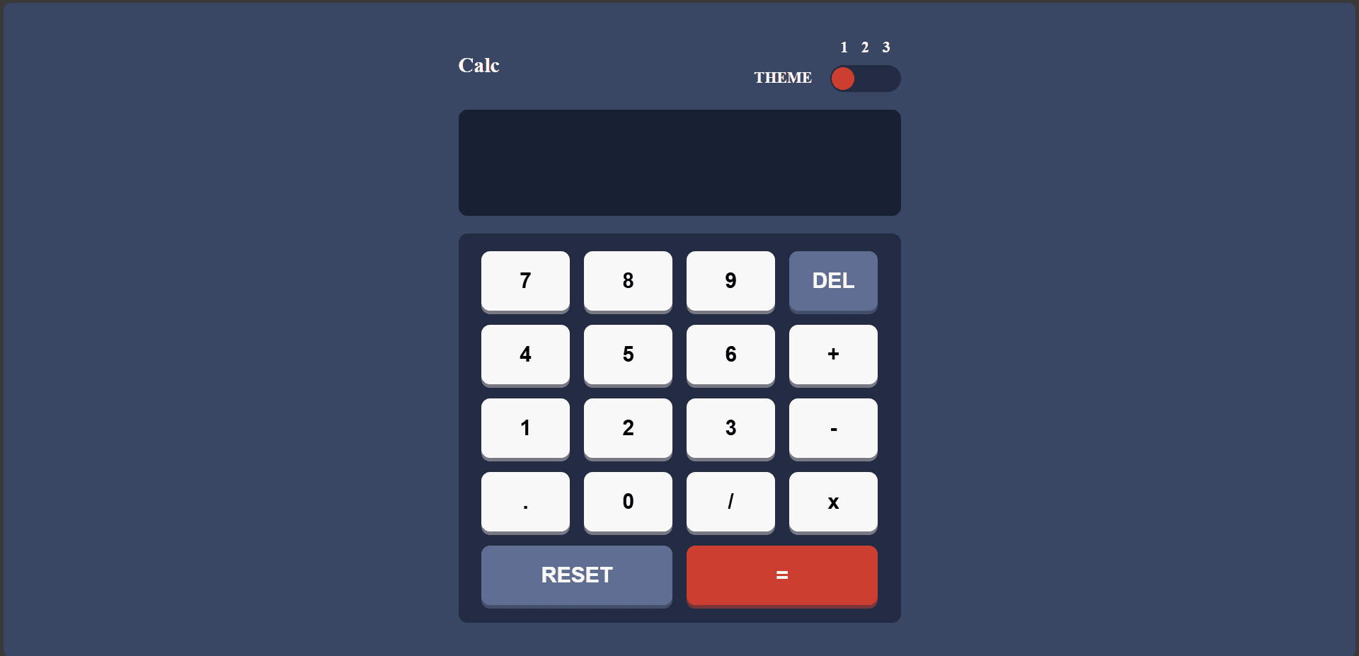 toggle calculator project image
