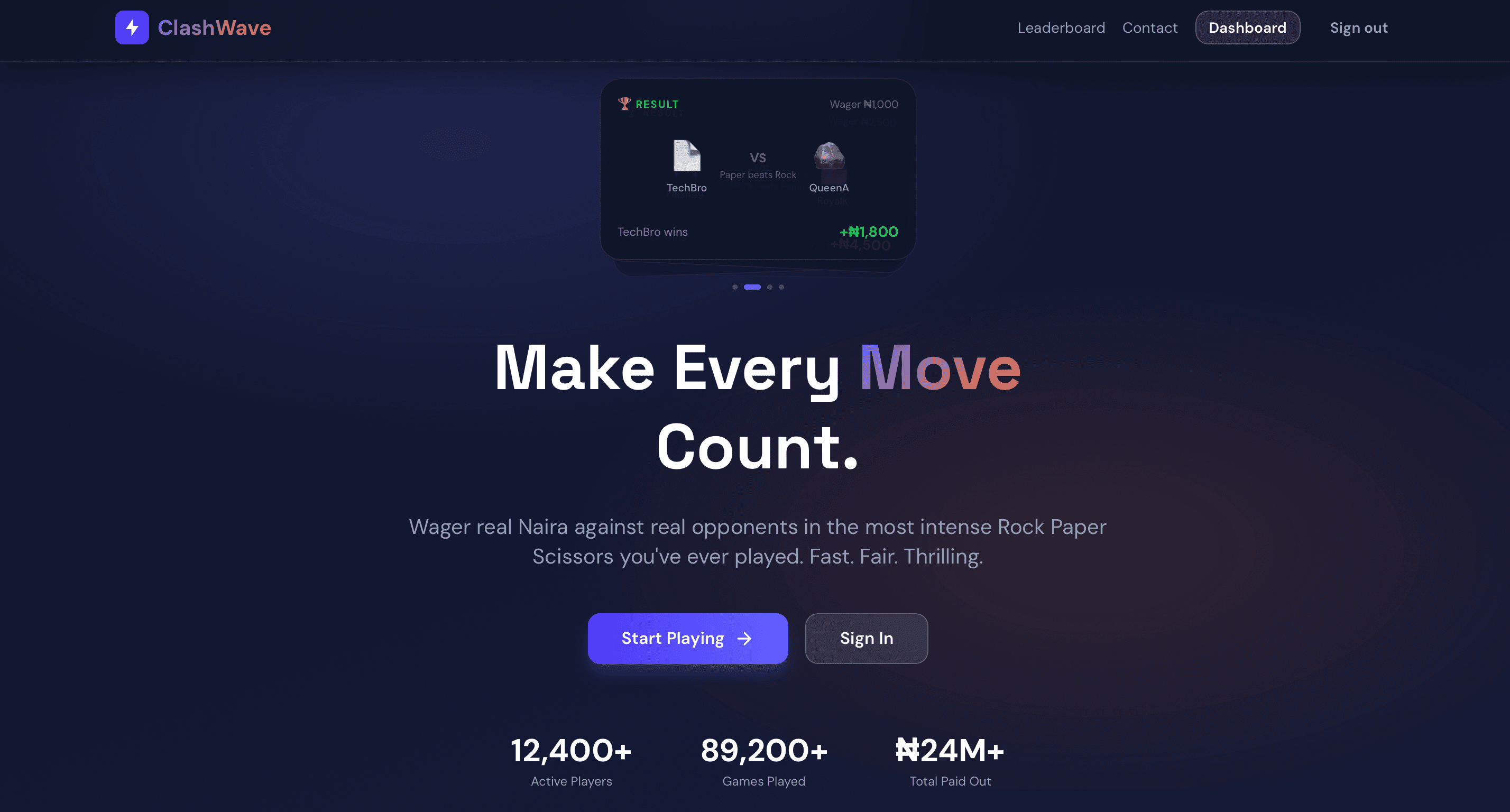 Wager Rock Paper Scissors image